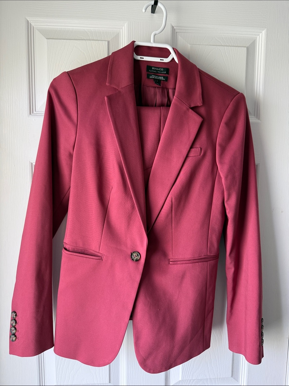 RW&CO. Raspberry Suiting/Tailleur Size 4 - Picture 3 of 16